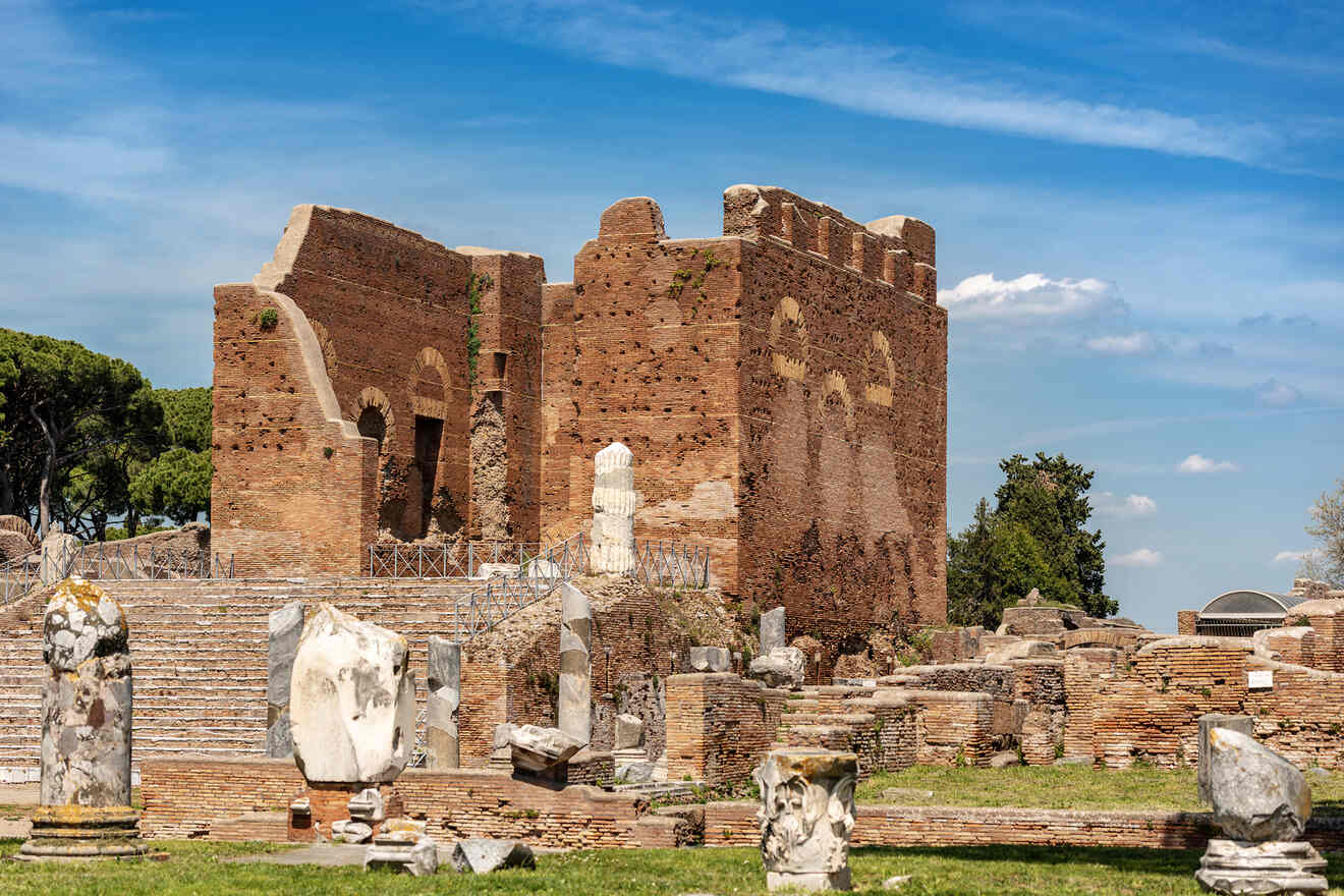 5 rome to ostia antica train tickets