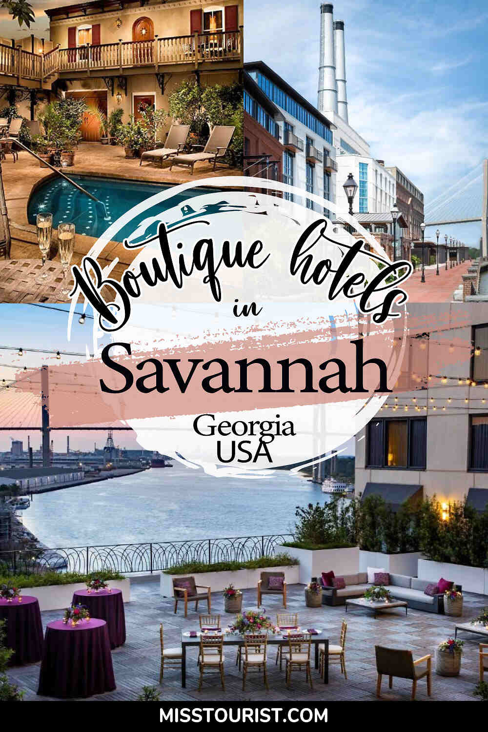 Boutique Hotels in Savannah Pin 4