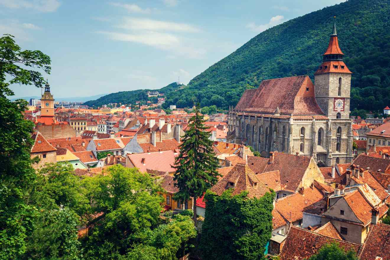 The Black Church in Brasov one of the best cities in Romania