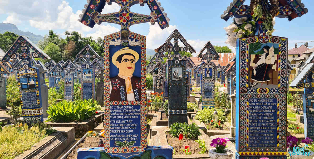 UNESCO tombstones at the Merry Cemetery
