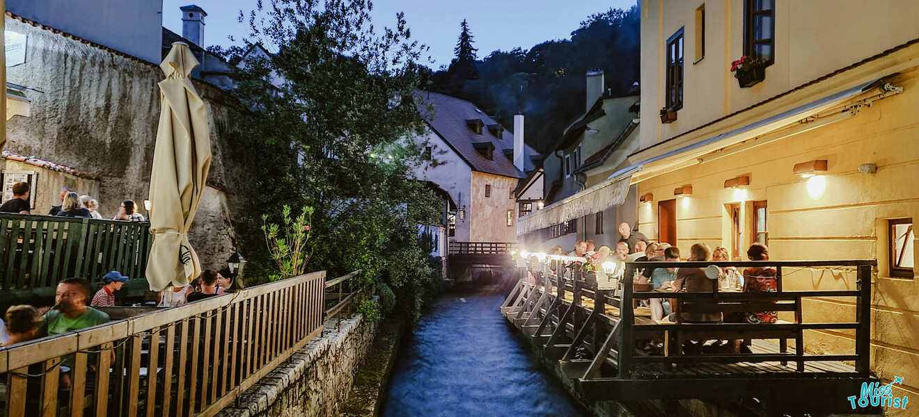 where to try famous local beer in Cesky Krumlov best restaurants
