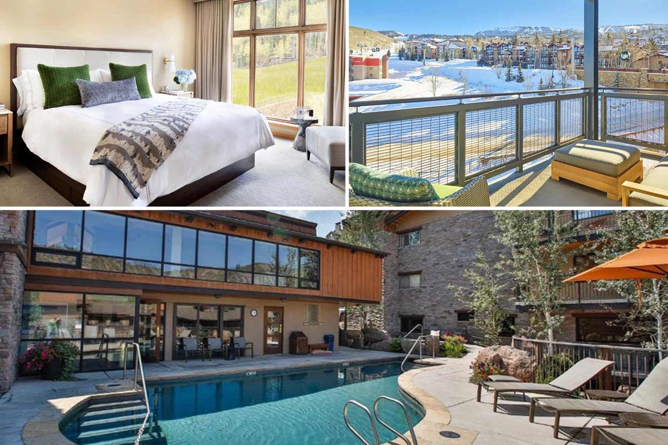 4 luxury hotels with outside pool in Aspen