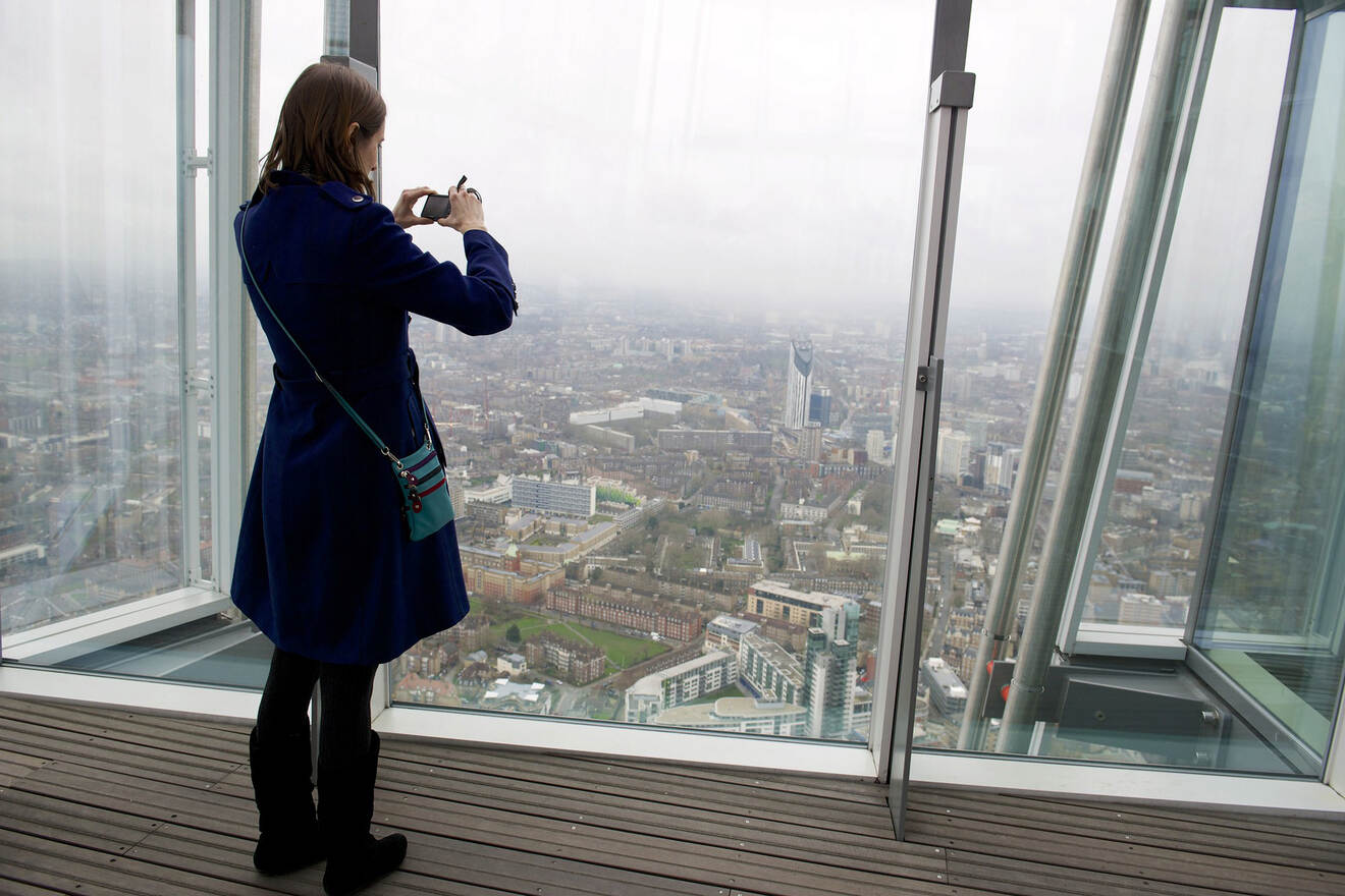 Landmarks to spot from the View from the Shard