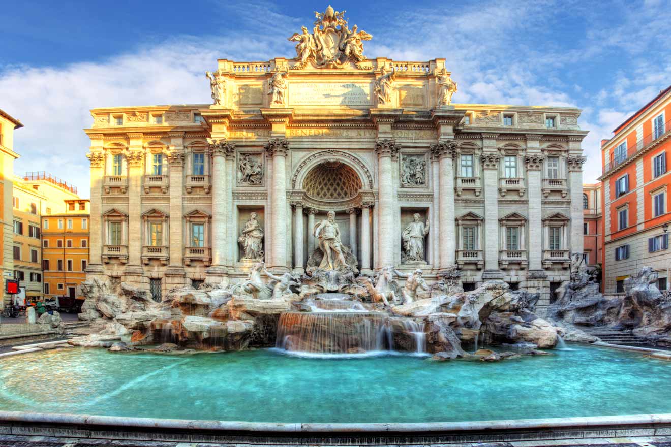 best place to stay in Rome Trevi Fountain