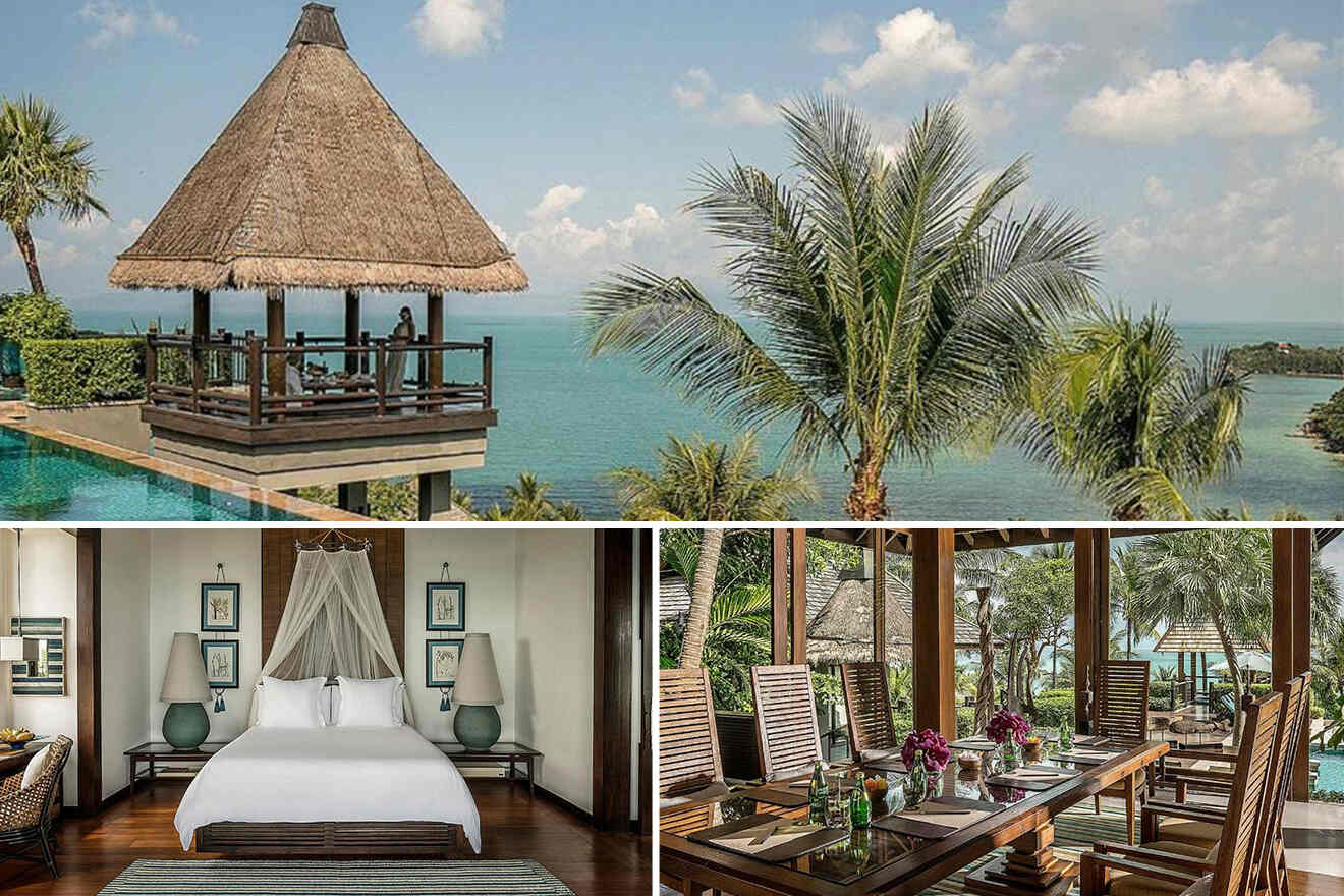 1 Four Seasons Resort Koh Samui oceanfront villas with infinity pools