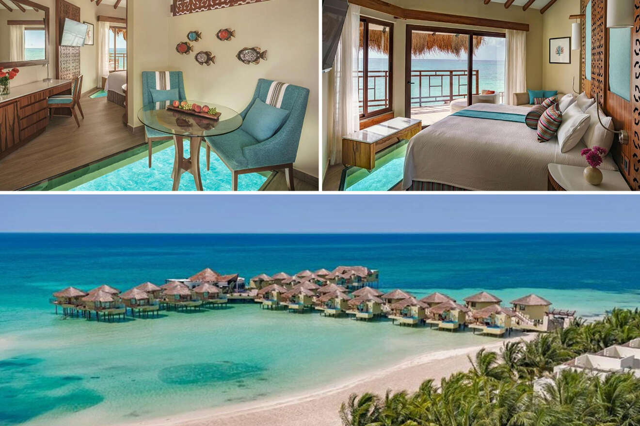 1 Palafitos Overwater Bungalows Best all inclusive overwater bungalow