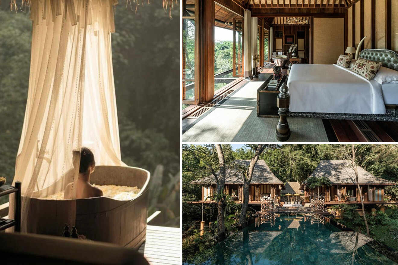 16 Four Seasons Tented Camp Thai villas with hot tubs