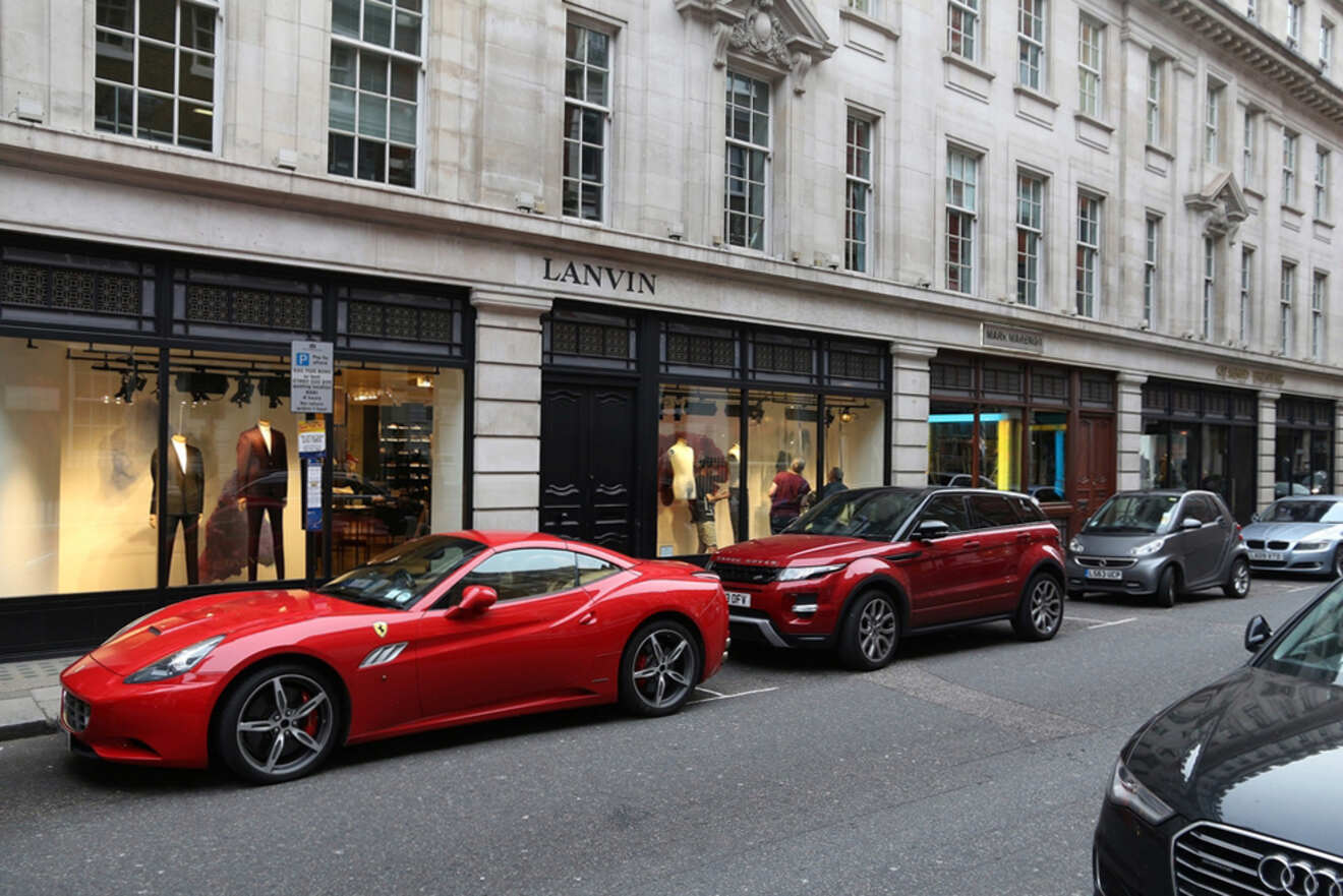 17 Savile Row famous street for mens tailoring