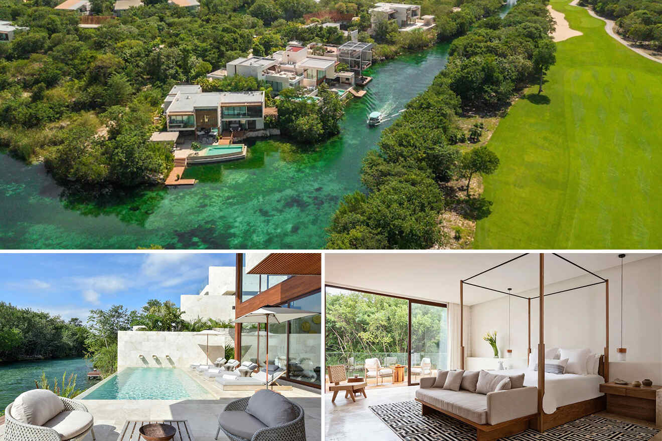 2 Rosewood Mayakoba Top overwater bungalows with a view