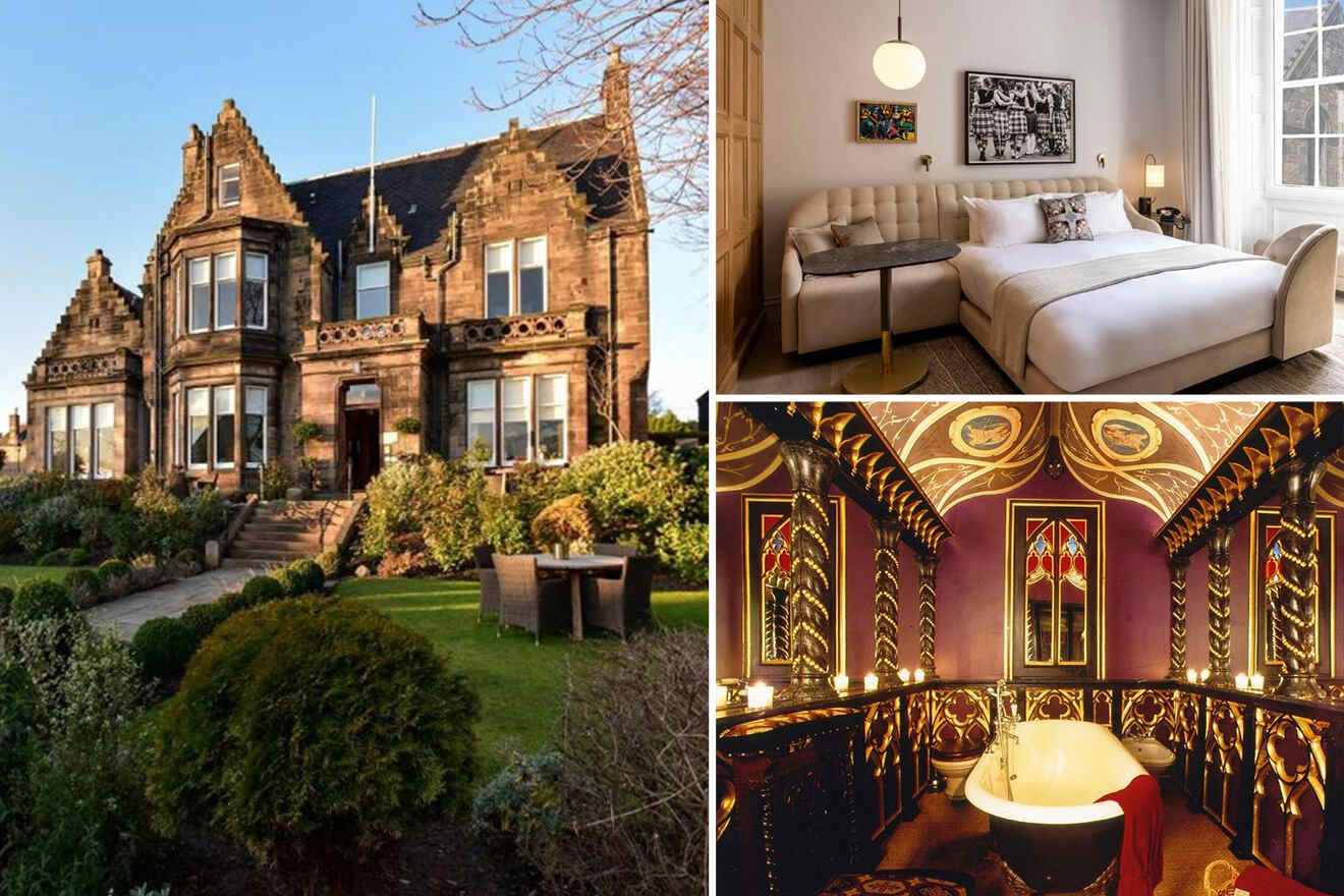 4 romantic hotels for couples Edinburgh