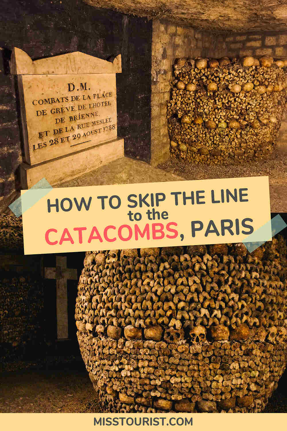 Catacombs Paris tickets PIN 1