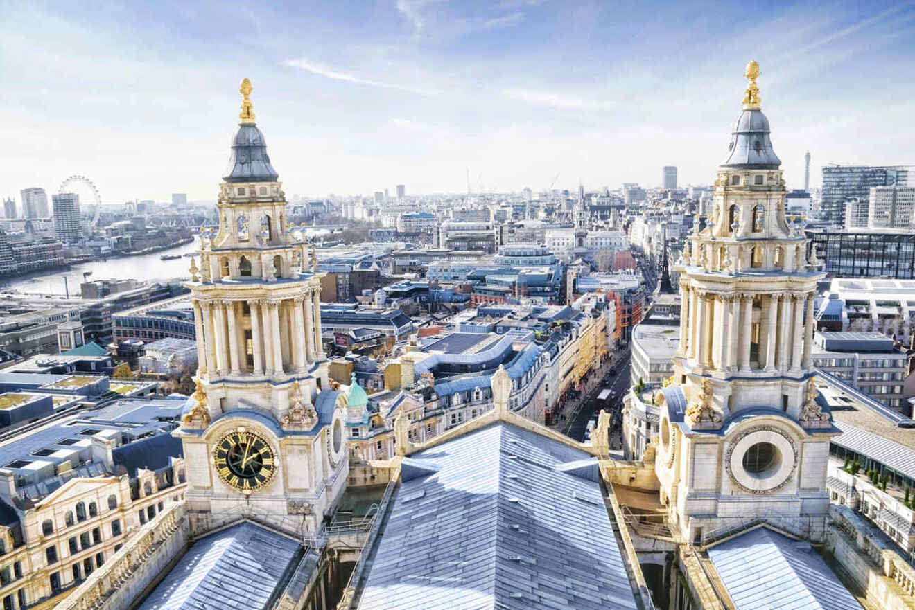 View of London from the dome of St. Paul’s Cathedral