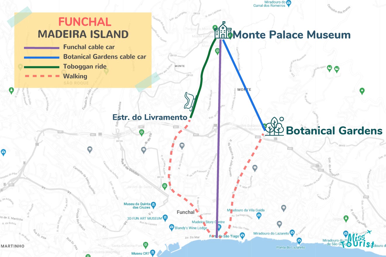 Things to Do in Funchal map
