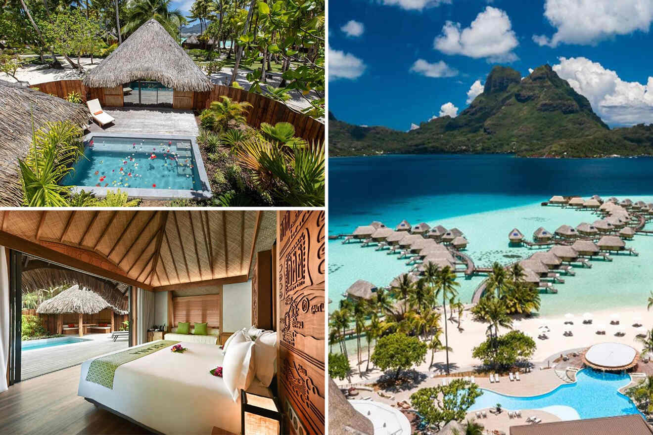 3 Le Bora Bora by Pearl Resorts rooms with glass floors