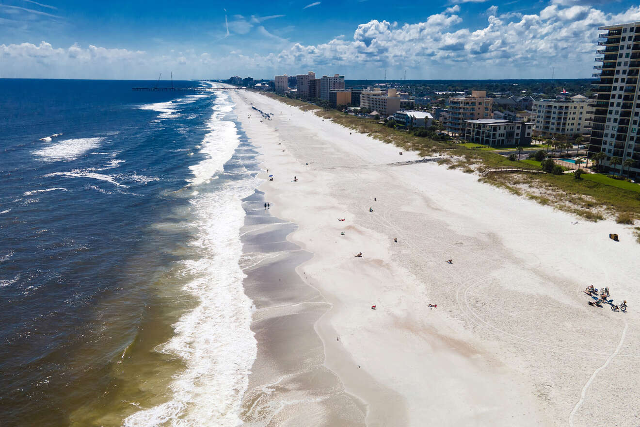 white sand beach