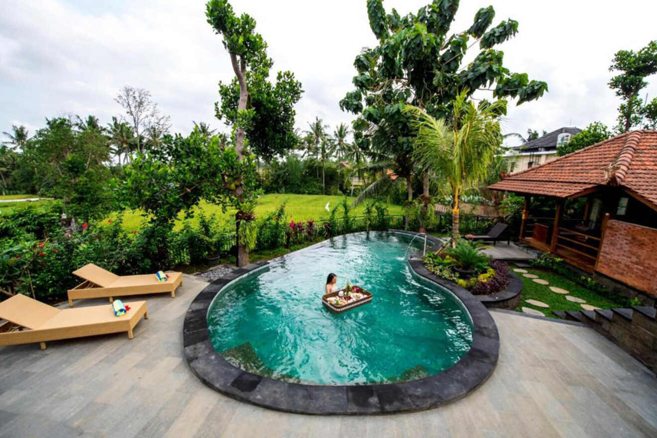 3.1 Puri Kobot best place to stay in ubud with private pool