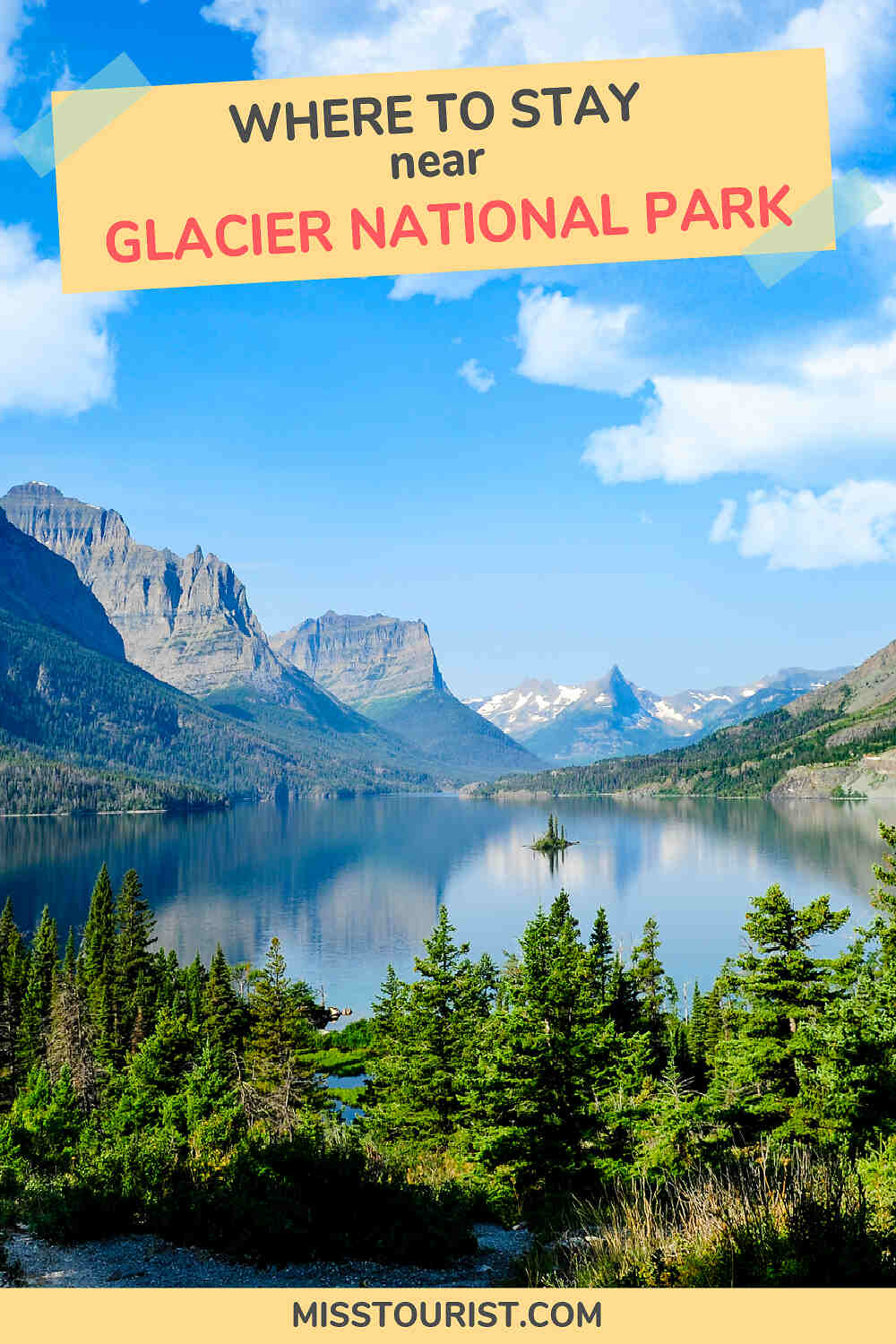 Where to stay In Glacier National Park pin 1