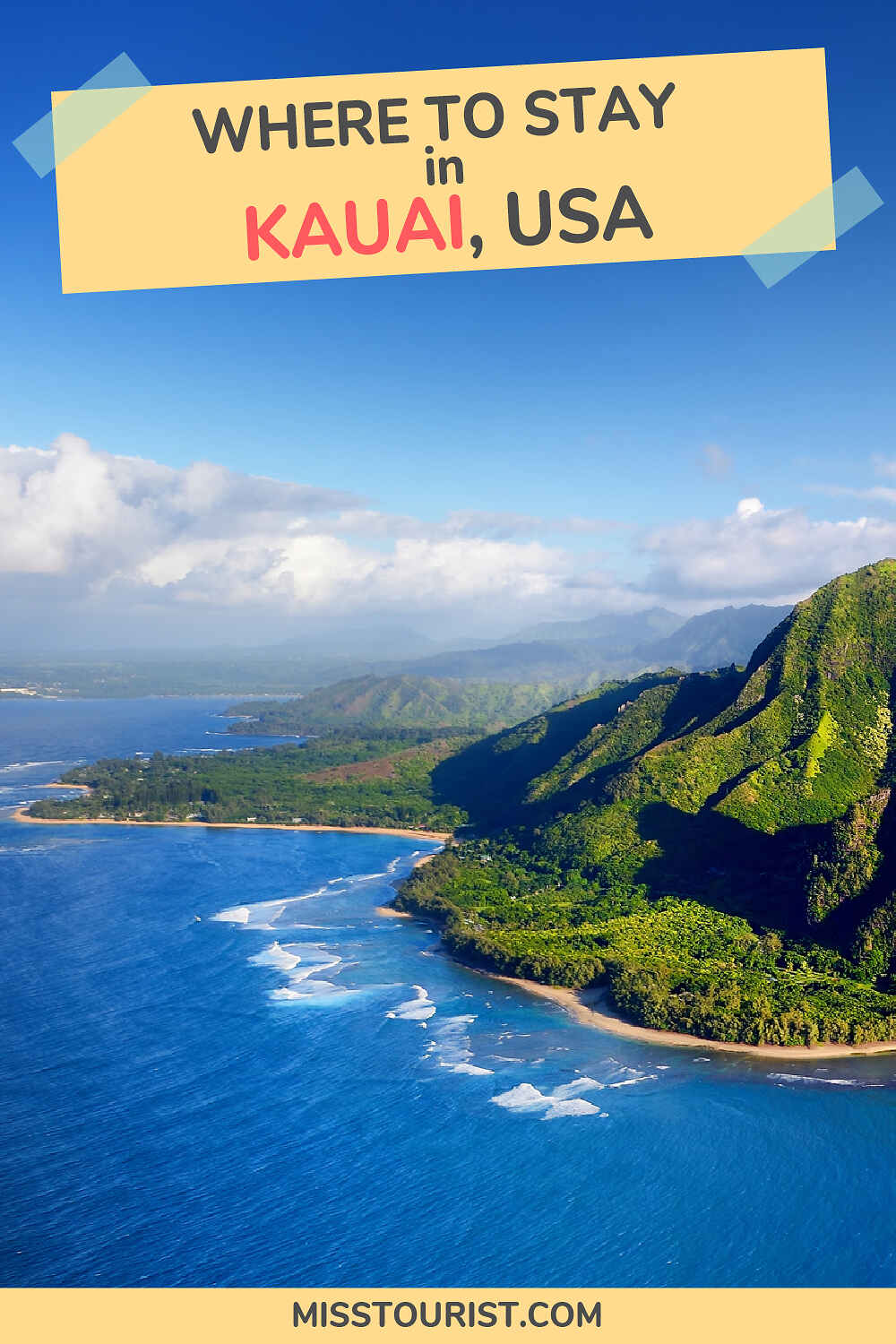 Where to stay in Kauai pin 1