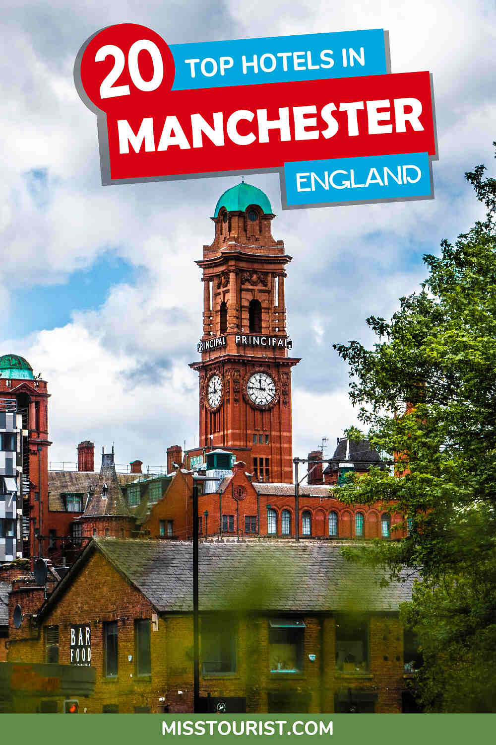 Where to stay in Manchester pin 1