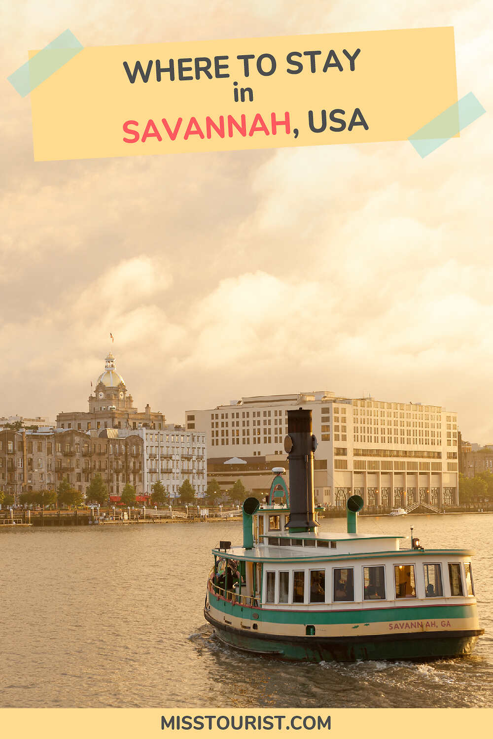 Where to stay in Savannah pin 1