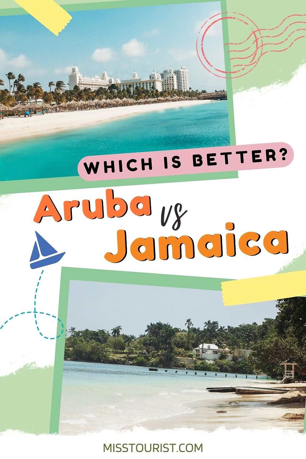 aruba vs jamaica pin 1