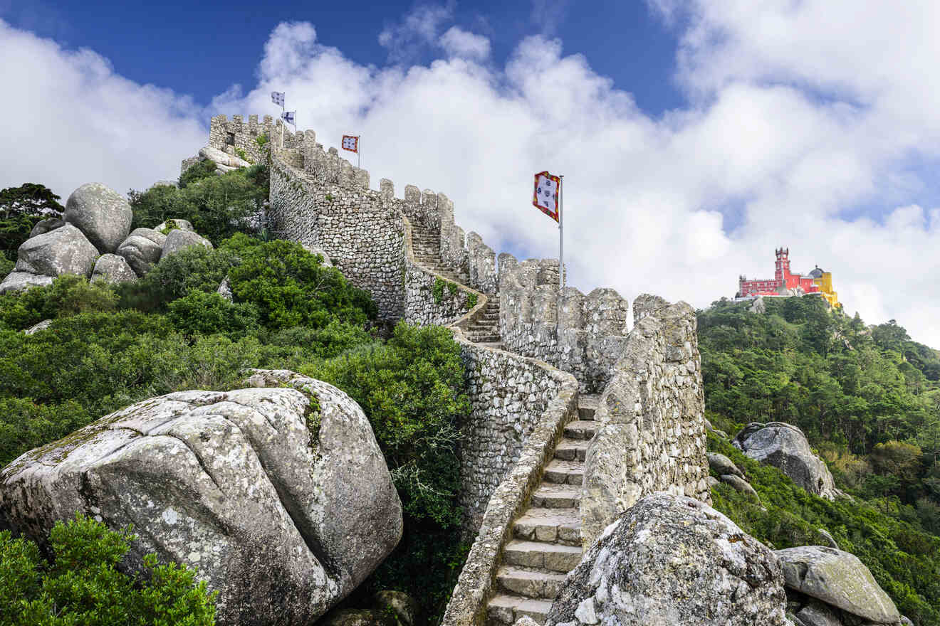 hike starts in Sintra historical center