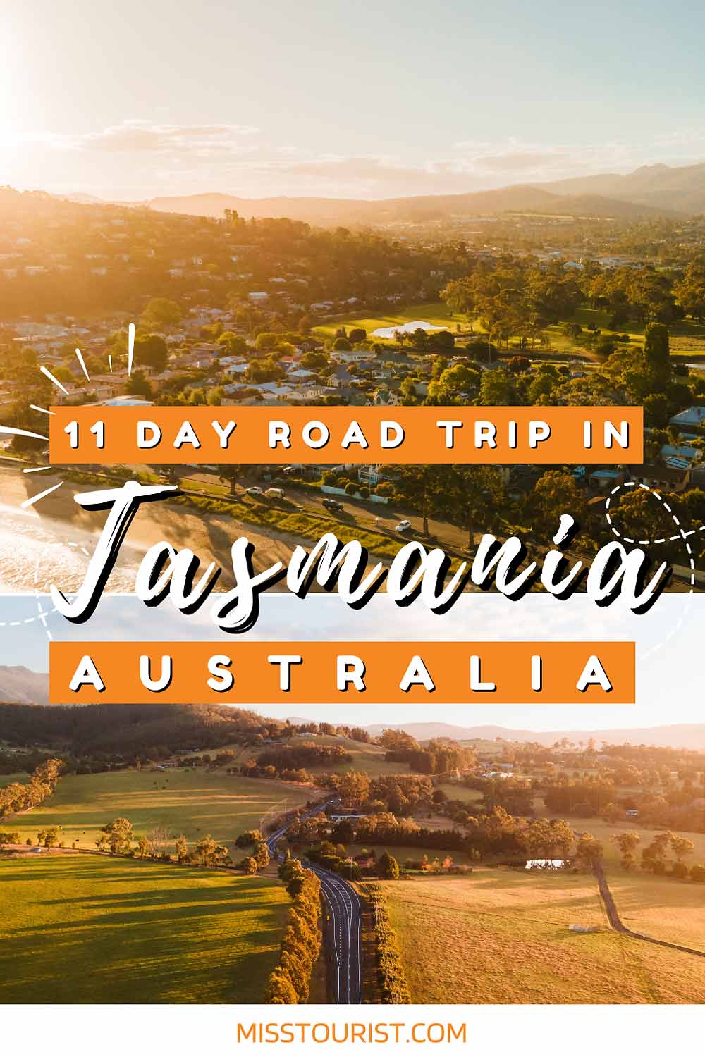 tasmanian road trip pin 1