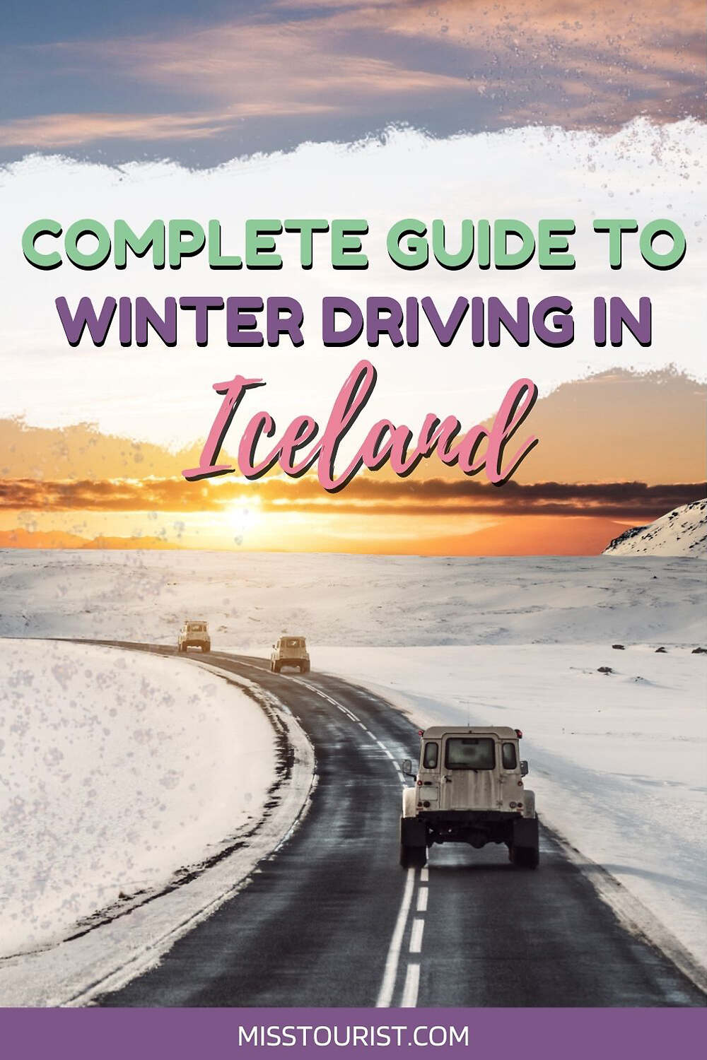 winter driving in iceland pin 2