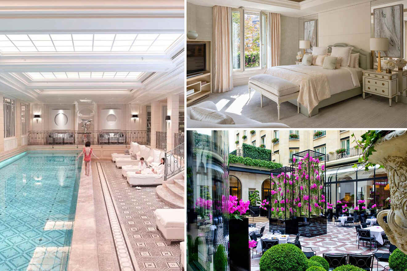 1 Four Seasons Hotel George V Paris with private terraces rooms