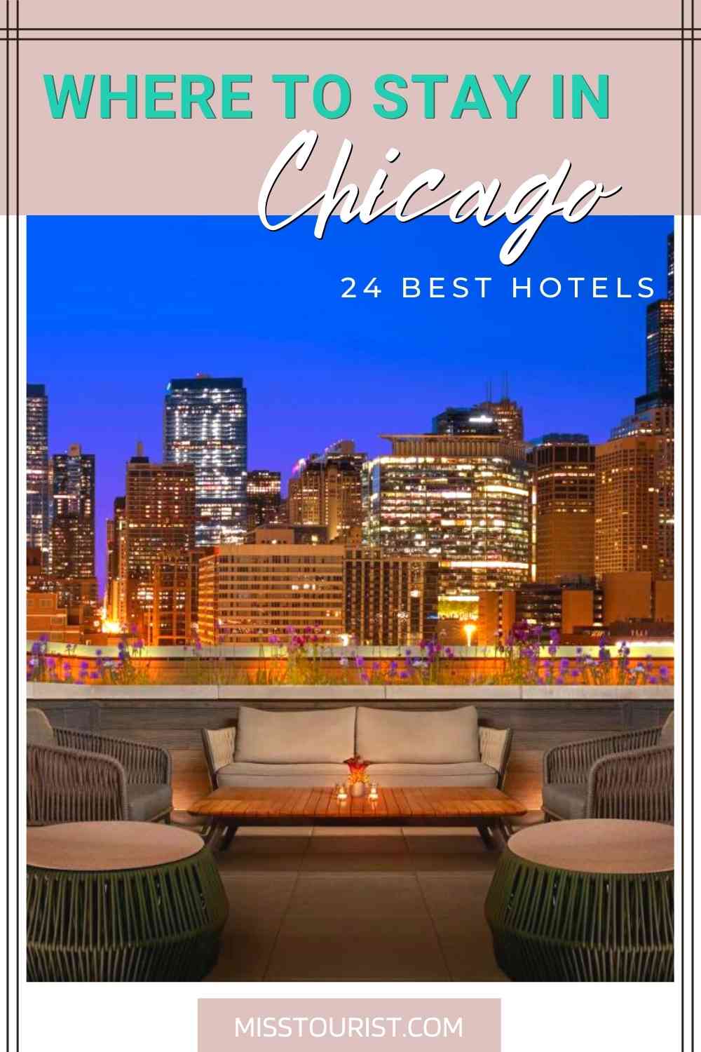 Boutique hotels Chicago pin 2