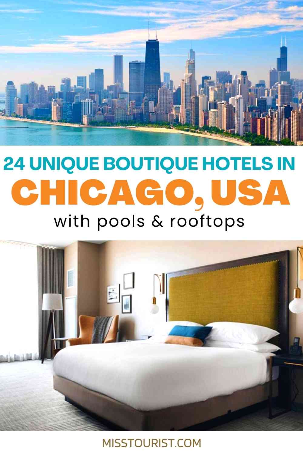 Boutique hotels Chicago pin 3