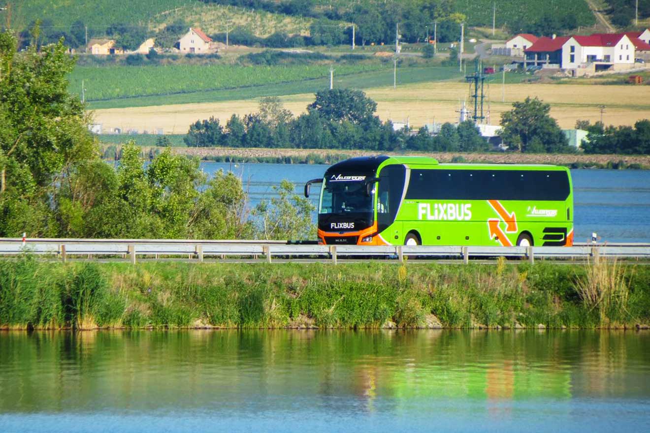 Flixbus travel aroud the Europe