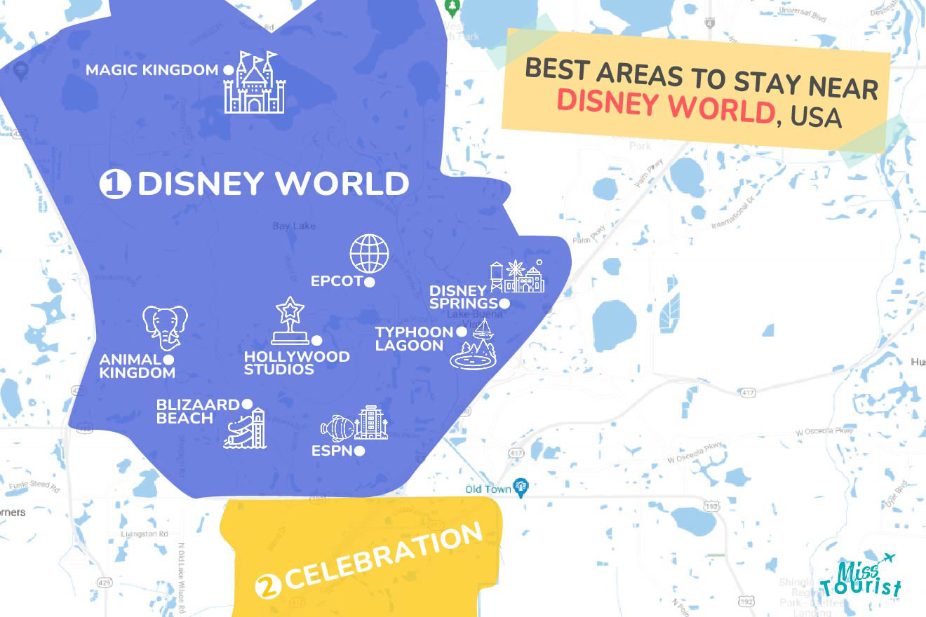 Map Best Neigborhoods in Disney World