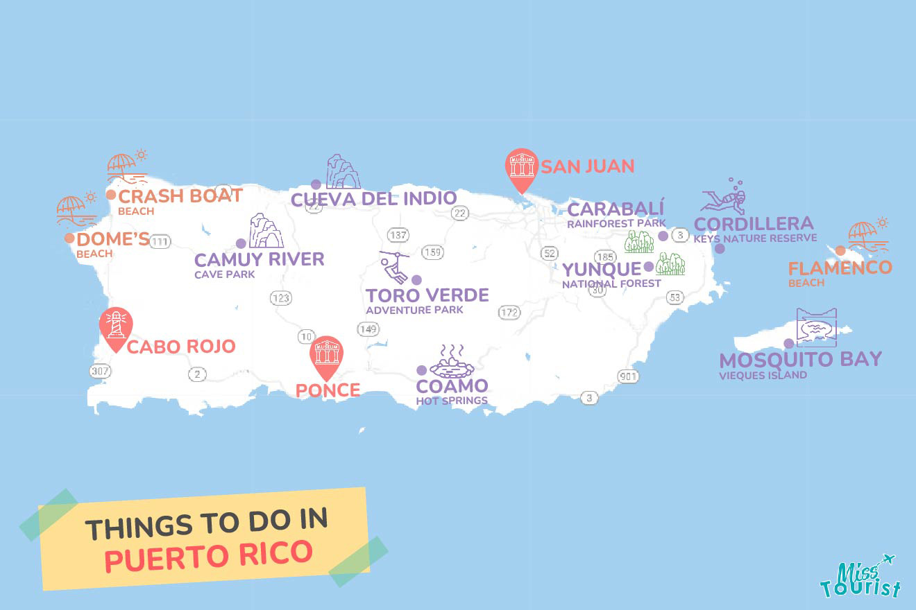 Map Things To Do in Puerto Rico 01