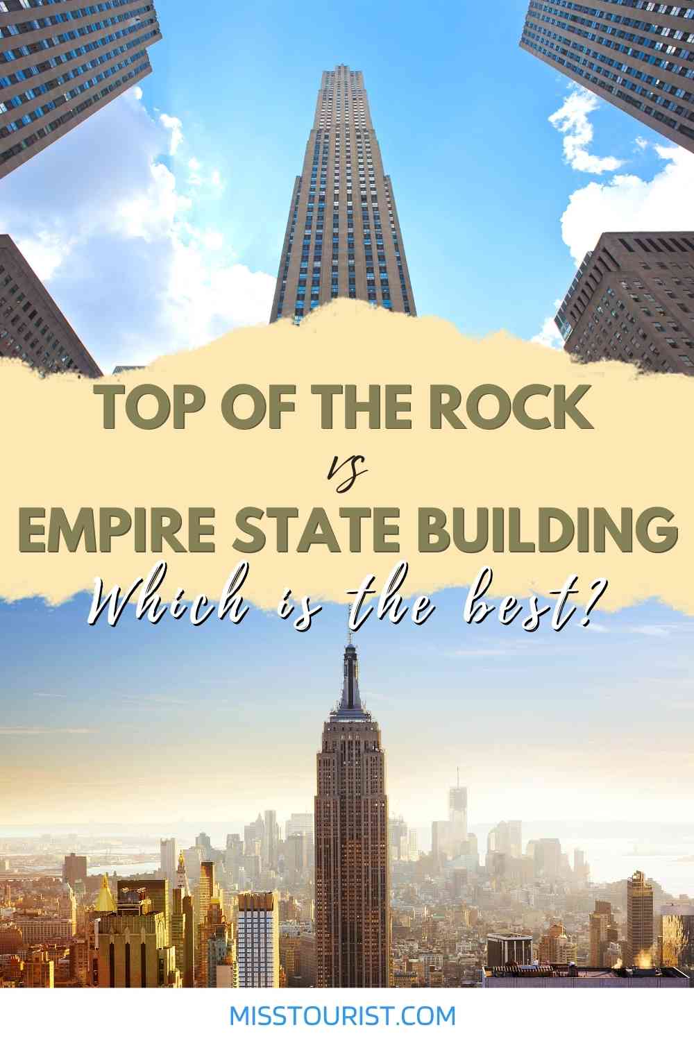 Top of the Rock vs Empire State Building pin 3