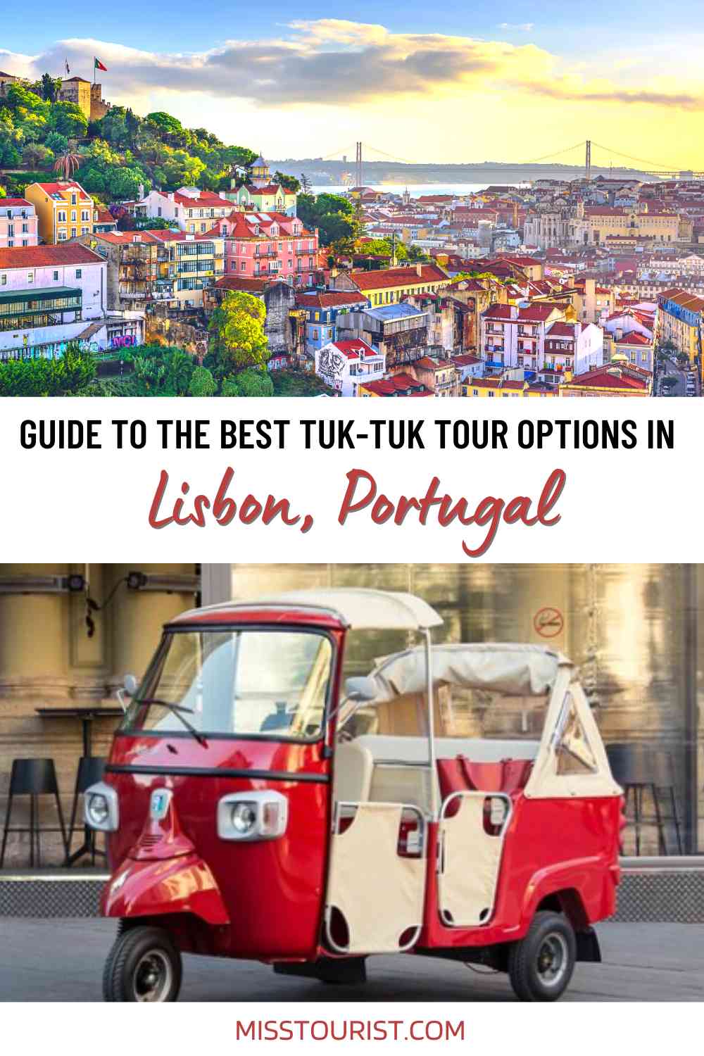 Tuk Tuk tour Lisbon pin 1