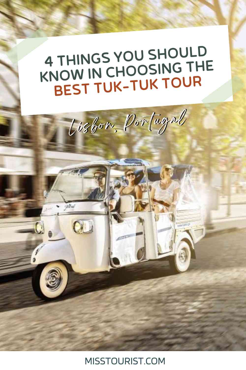 Tuk Tuk tour Lisbon pin 3