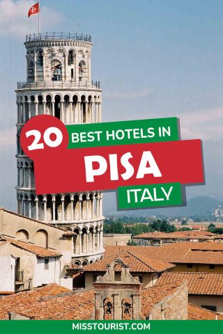 Where to stay in Pisa Italy pin 2