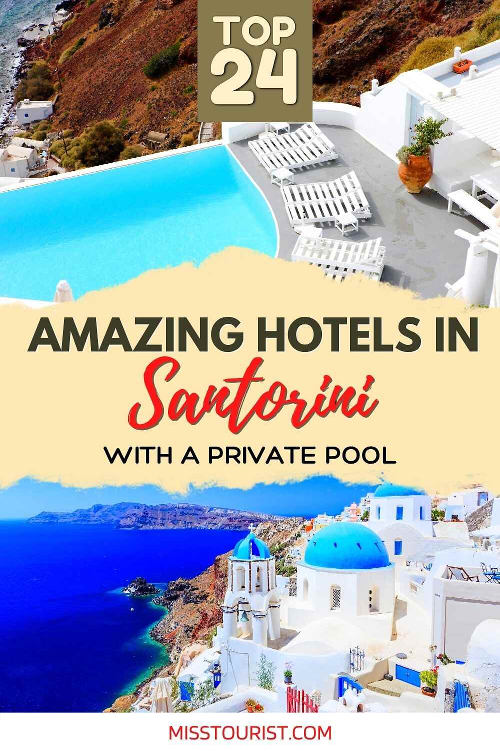 24 DREAMY Santorini Hotels With A Private Pool 2024   Santorini Hotels With A Private Pool Pin 2 