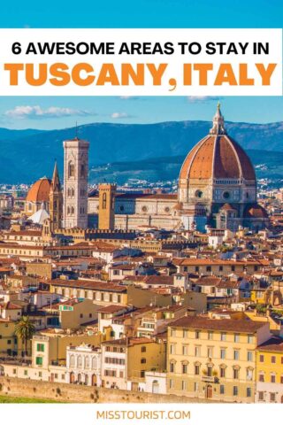 Where to stay in the tuscany italy pin 1