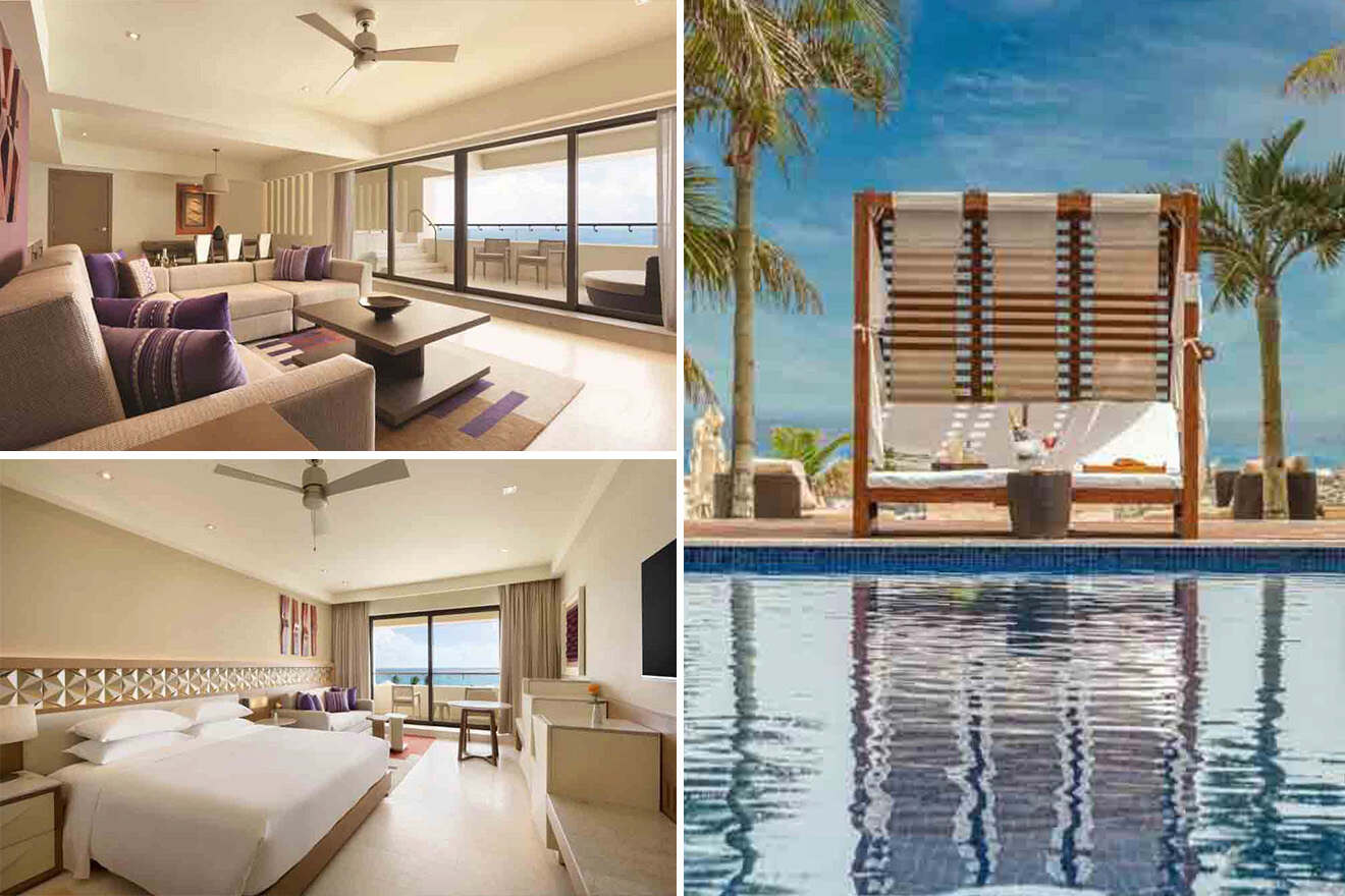 5 Hyatt Ziva Cancun all inclusive resort with jacuzzi in room
