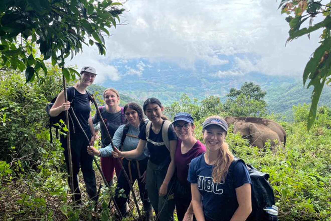 7 Elephants Karen Tribe in Thailand