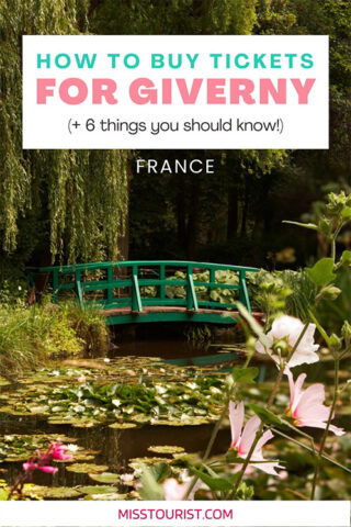 Giverny tickets PIN 1