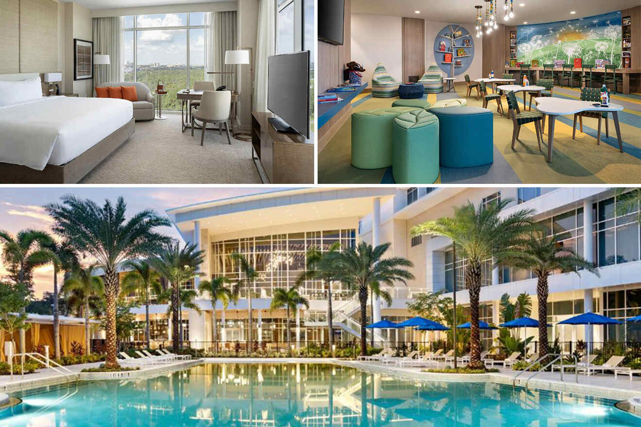 1 2 JW Marriott Orlando with outdoor and indoor play areas