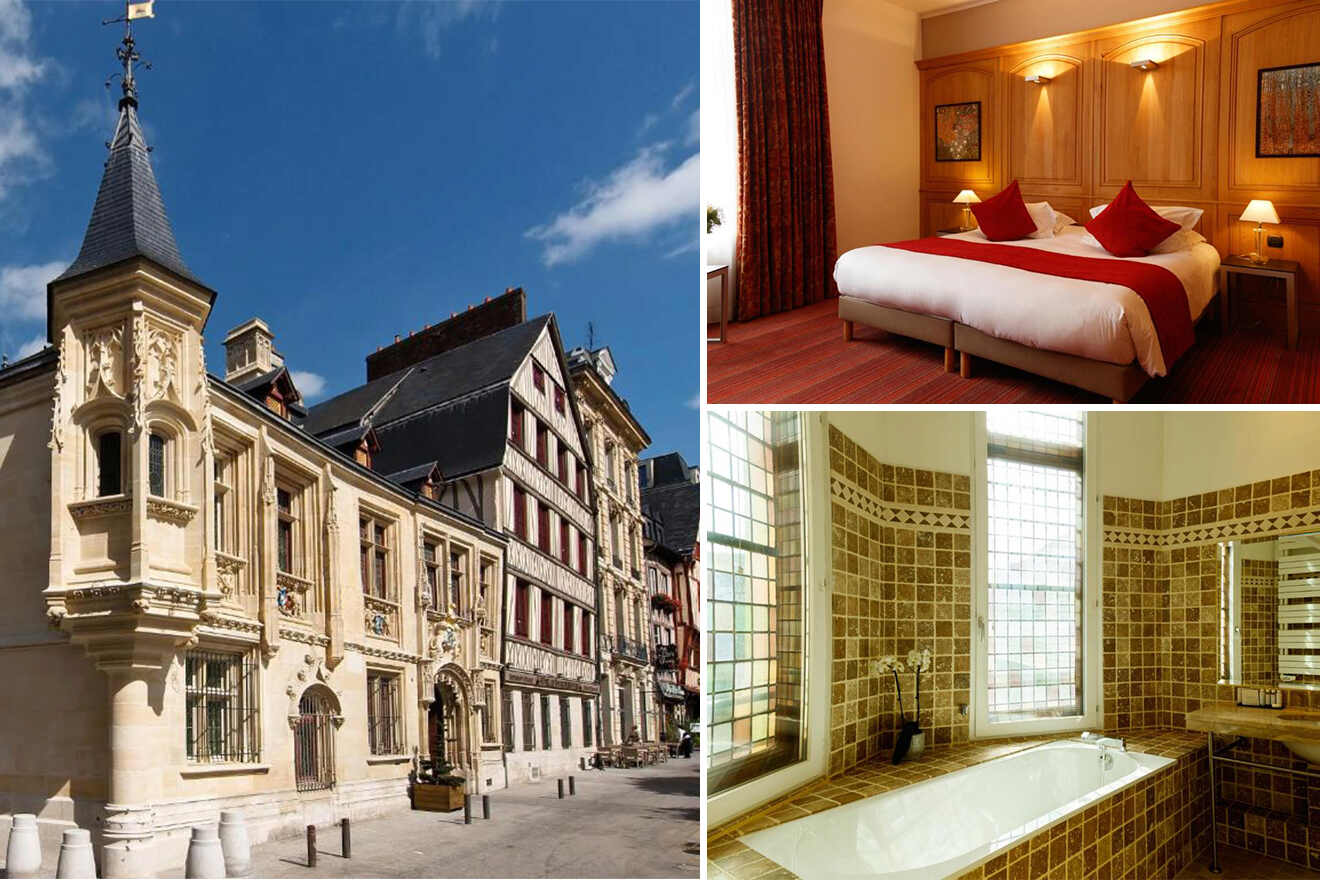1 Hotel de Bourgtheroulde hotel termewah di Rouen