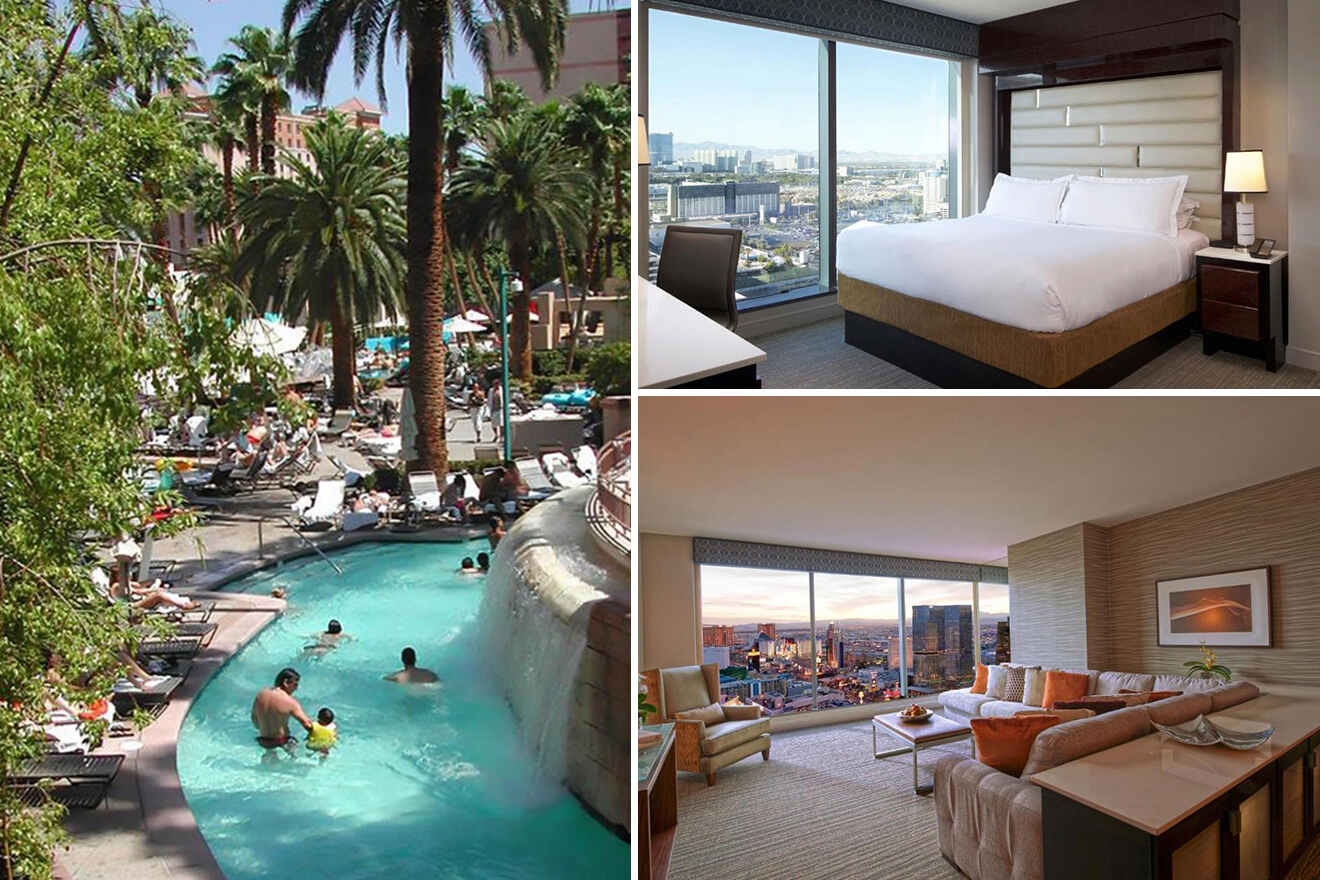 2 2 kid friendly hotels in las vegas with indoor pools and lazy river
