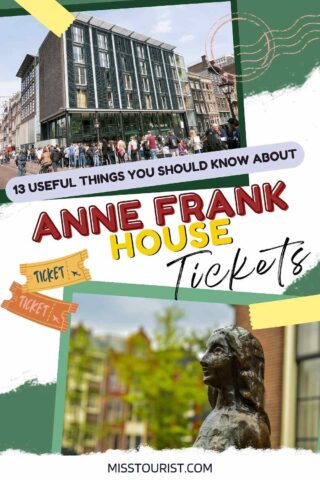 Anne Frank House tickets PIN 1