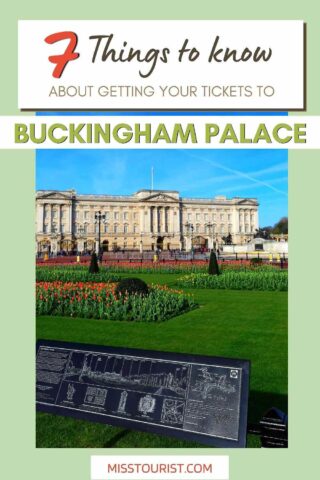Buckingham Palace tickets PIN 1