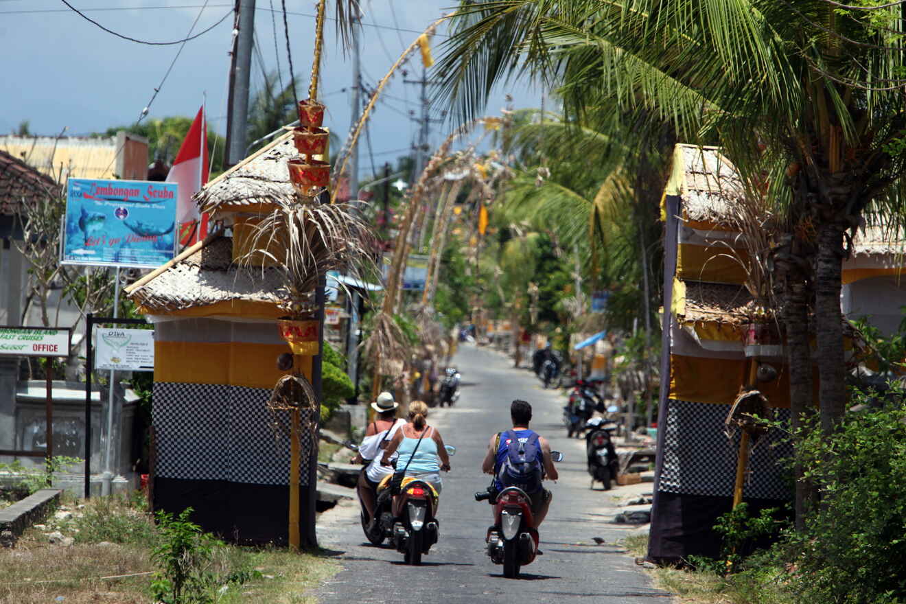 motorbike rent in Nusa Ceningan