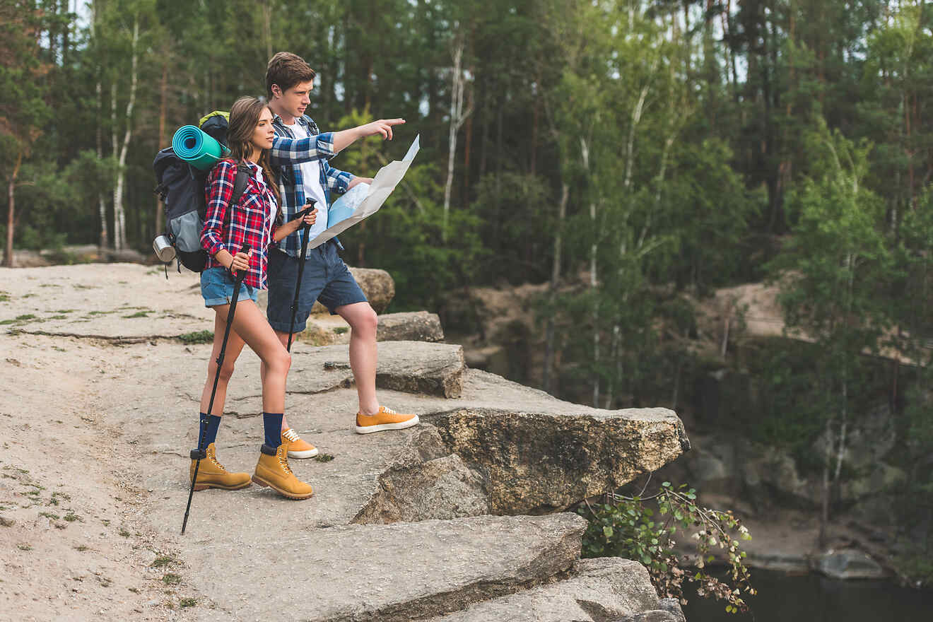 people hiking 